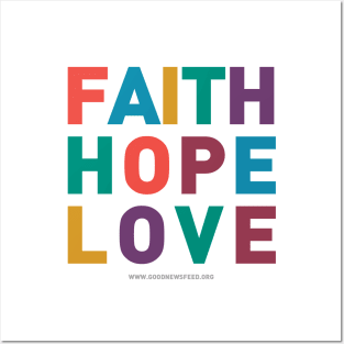 Faith Hope Love Posters and Art